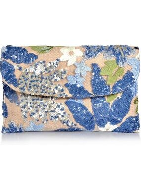 Embroidered Floral Sequin Clutch purses for women